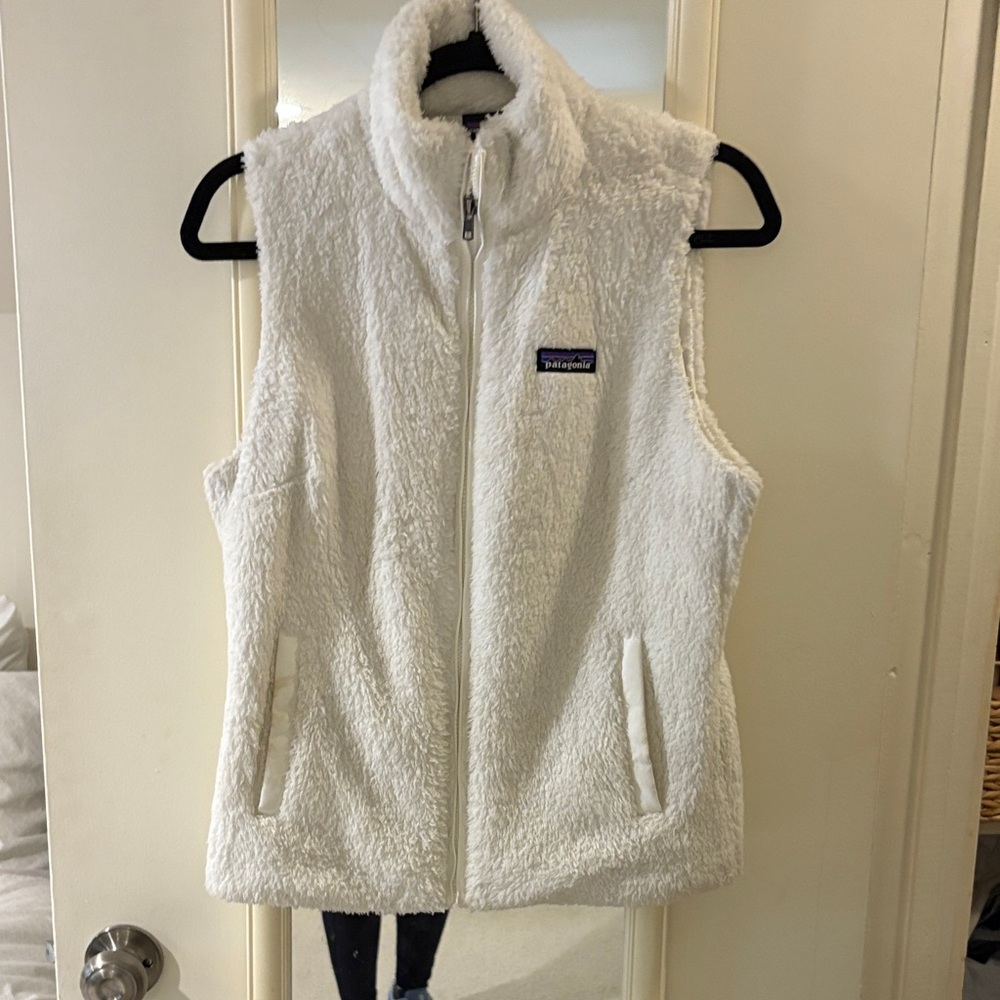Patagonia Women's White Fleece Vest
